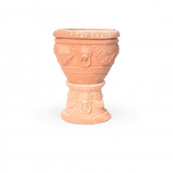 Preview: Verzierter Topf mit Löwe - Conchina ornata